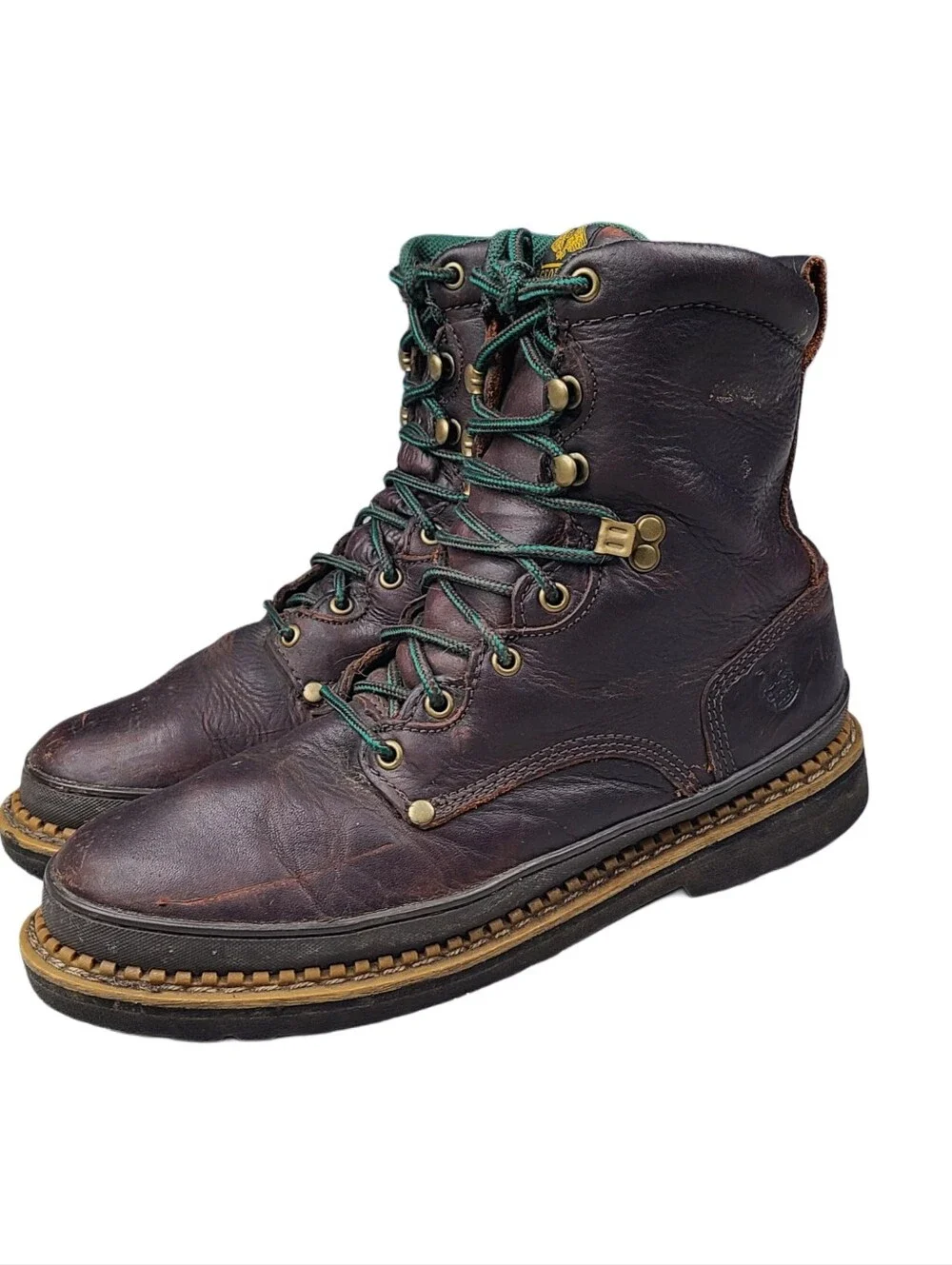 Georgia Boot Men's Work Boots Size 12 M Brown Leather 8